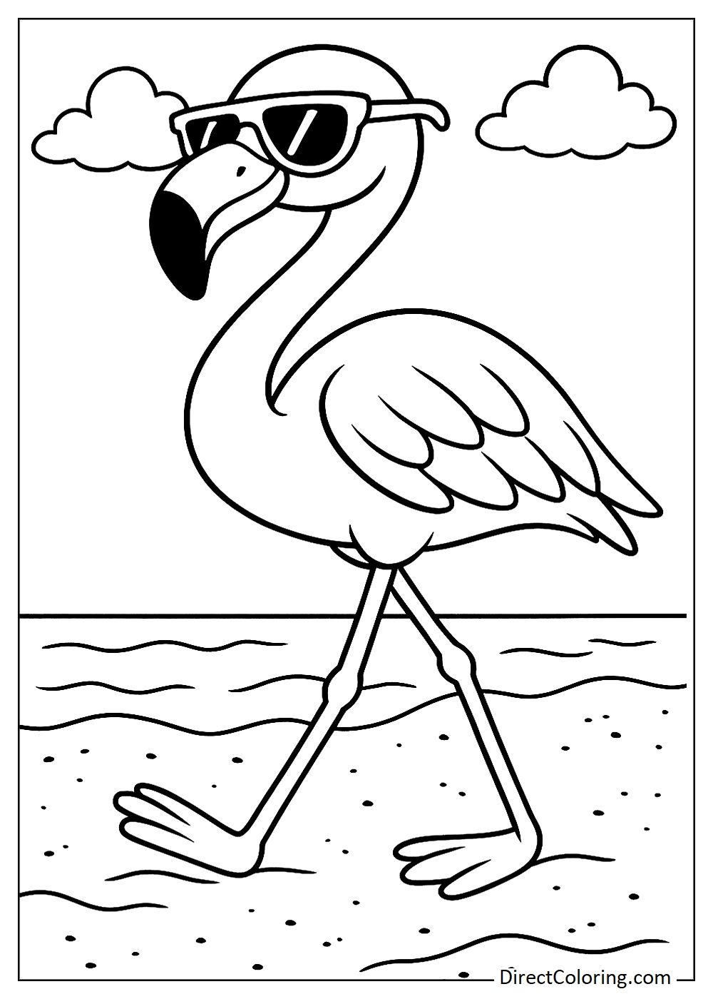 Flamingo Coloring Pages Download And Print PDF For Free