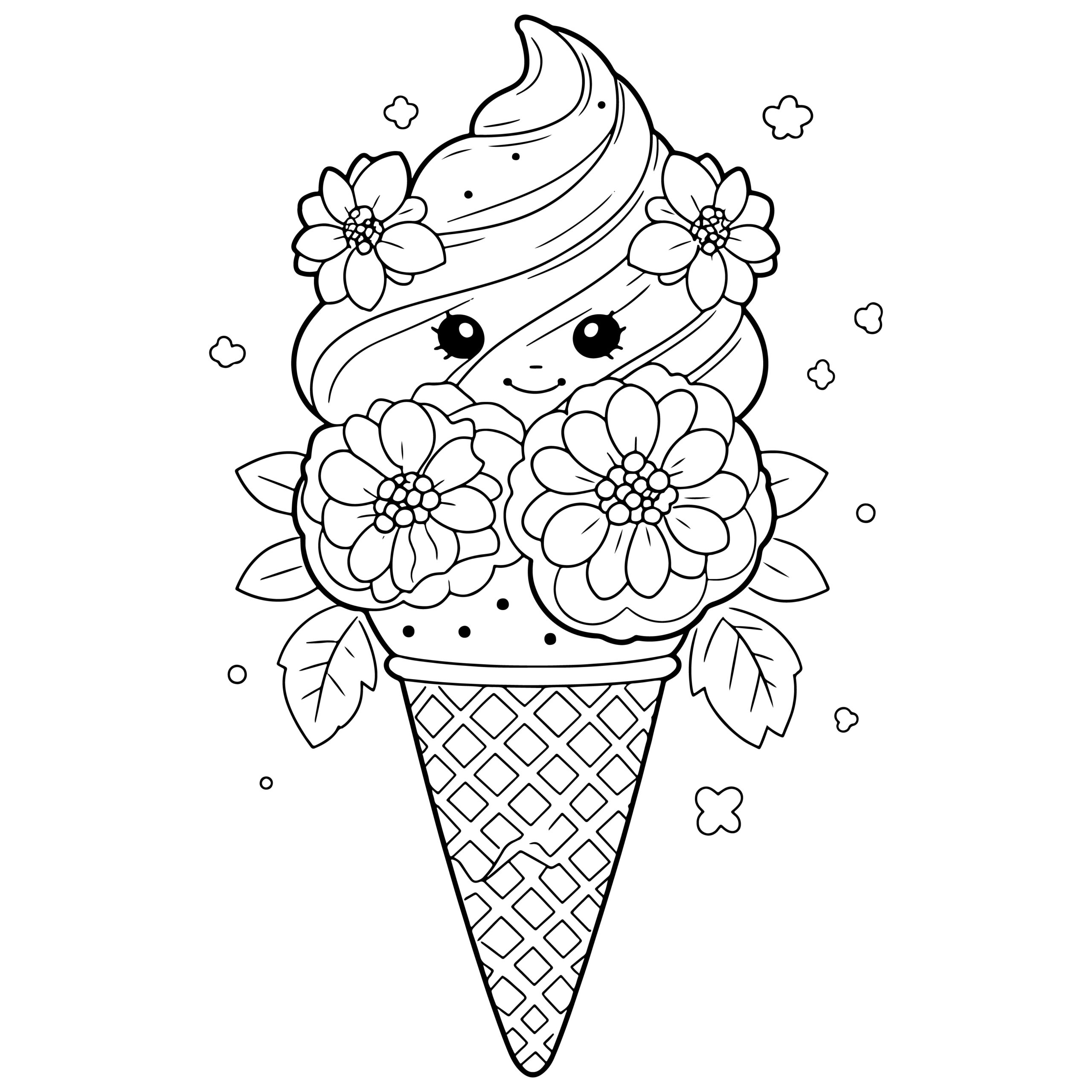 ice cream coloring pages