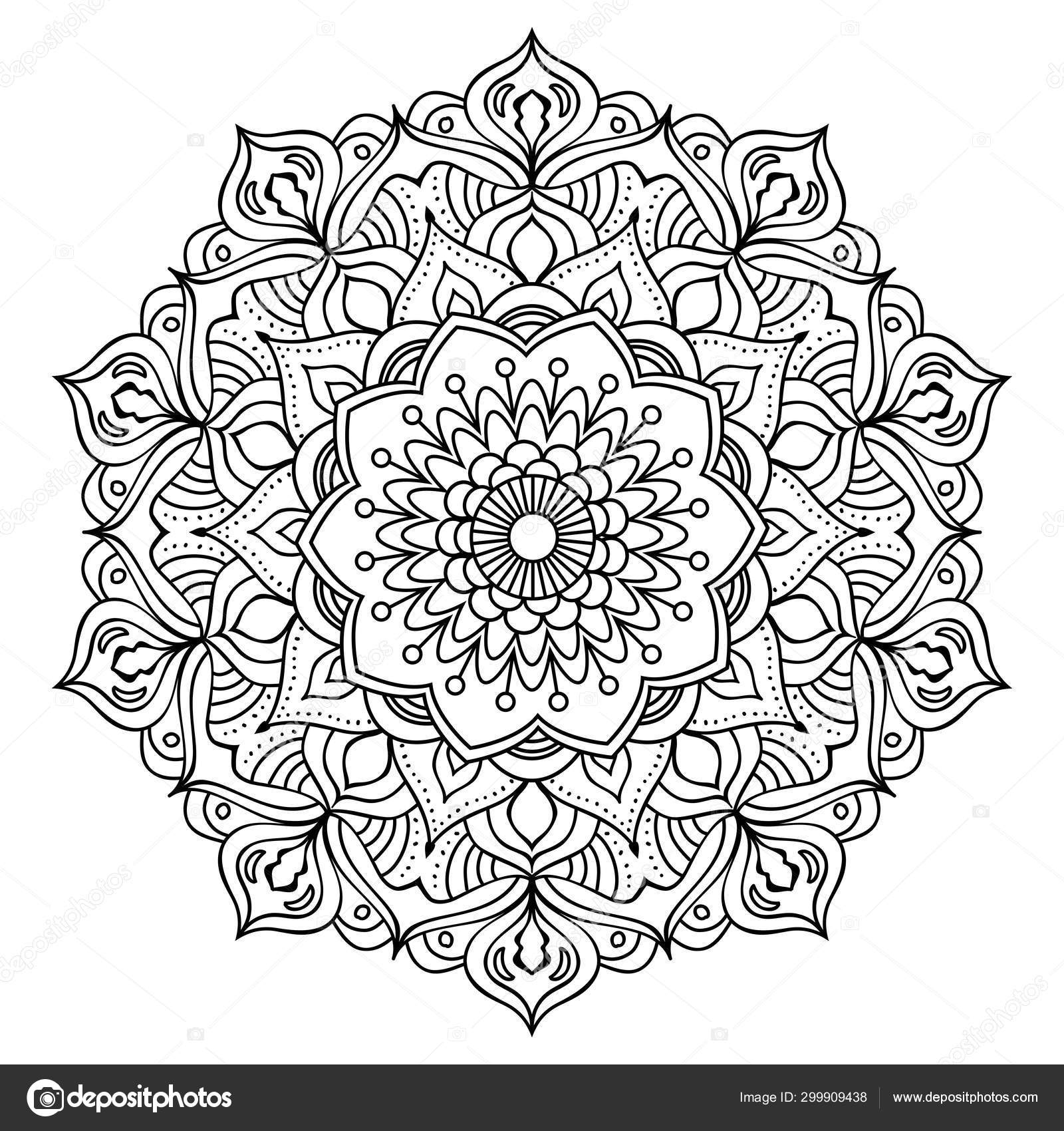 flower mandala coloring pages
