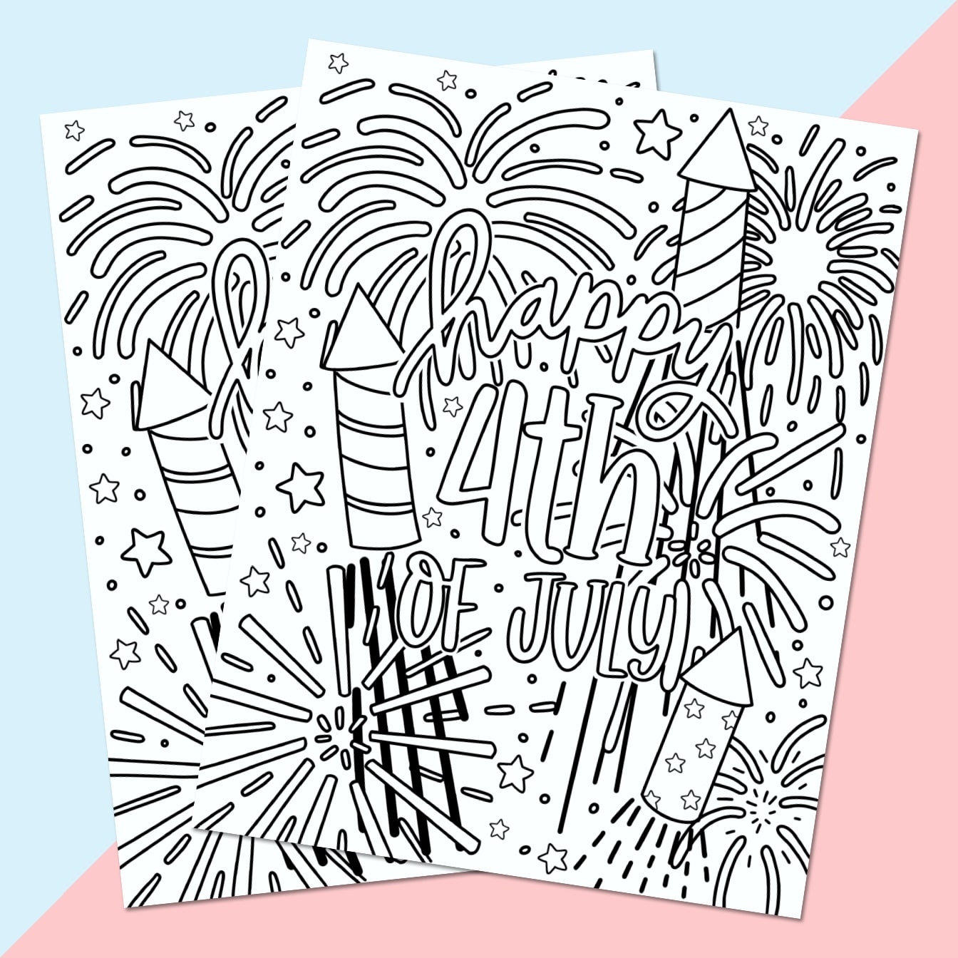 july 4th coloring pages