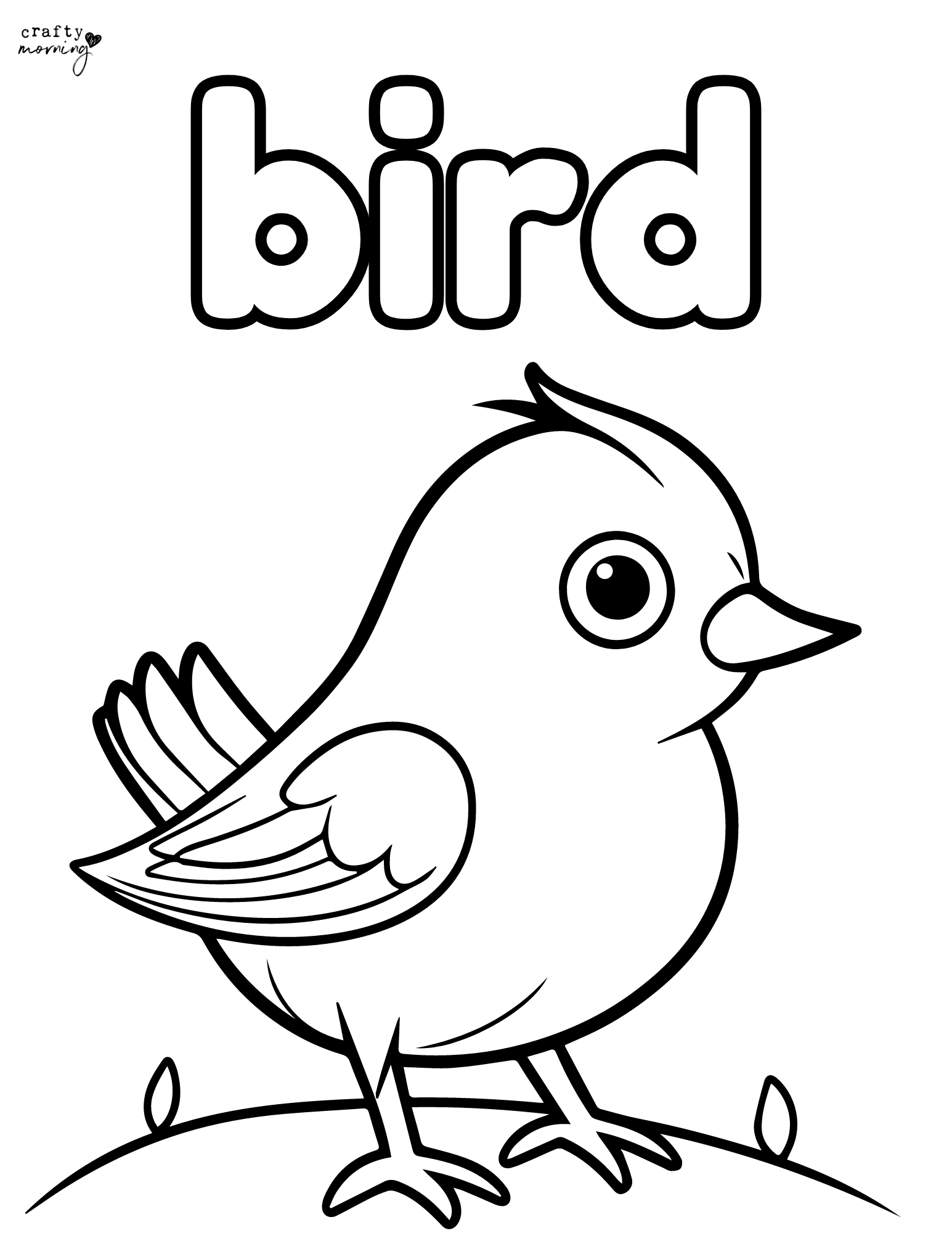 Free Bird Coloring Pages Crafty Morning Free Bird Coloring Pages Crafty Morning