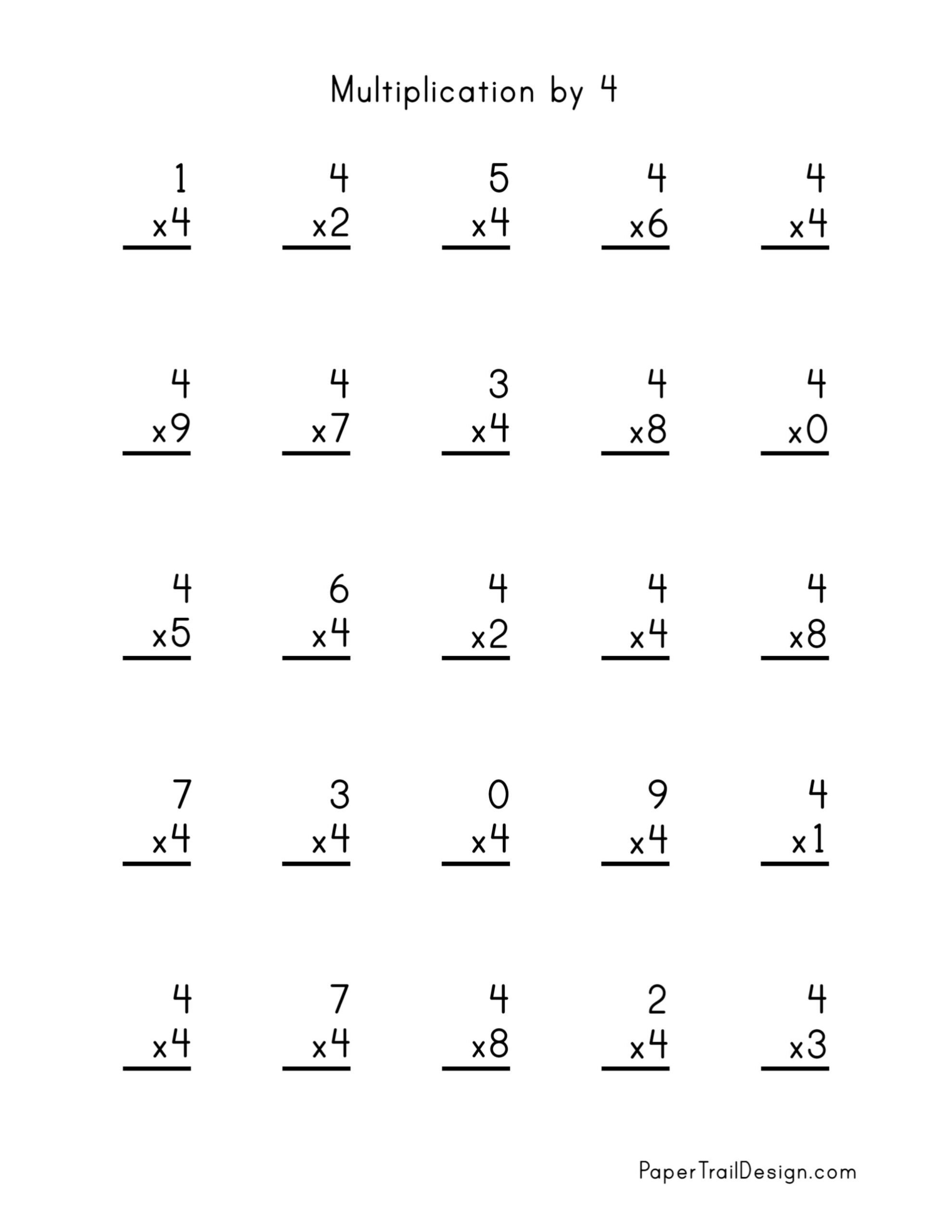 printable multiplication practice worksheets