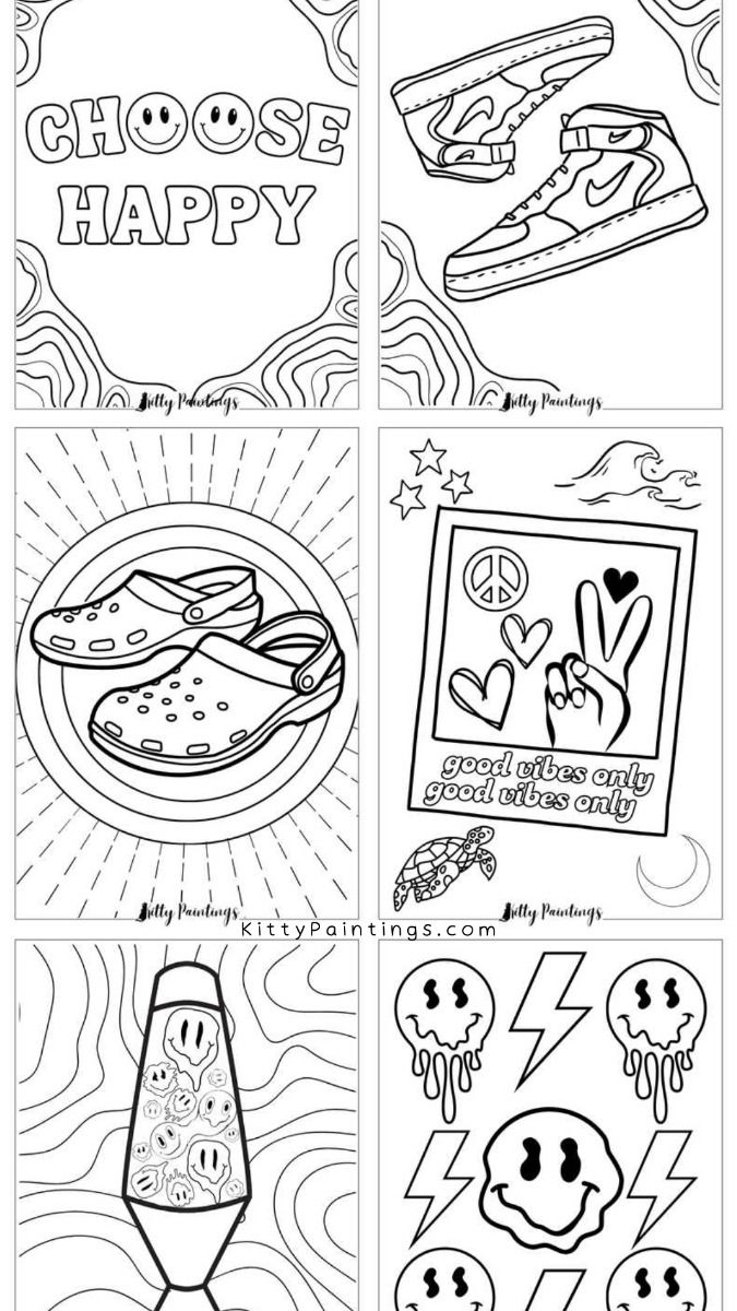 asthetic coloring pages