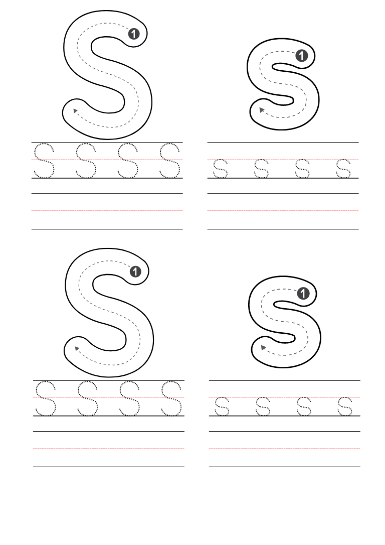 Free Preschool Letter S Worksheets Printable PDF Free Preschool Letter S Worksheets Printable PDF