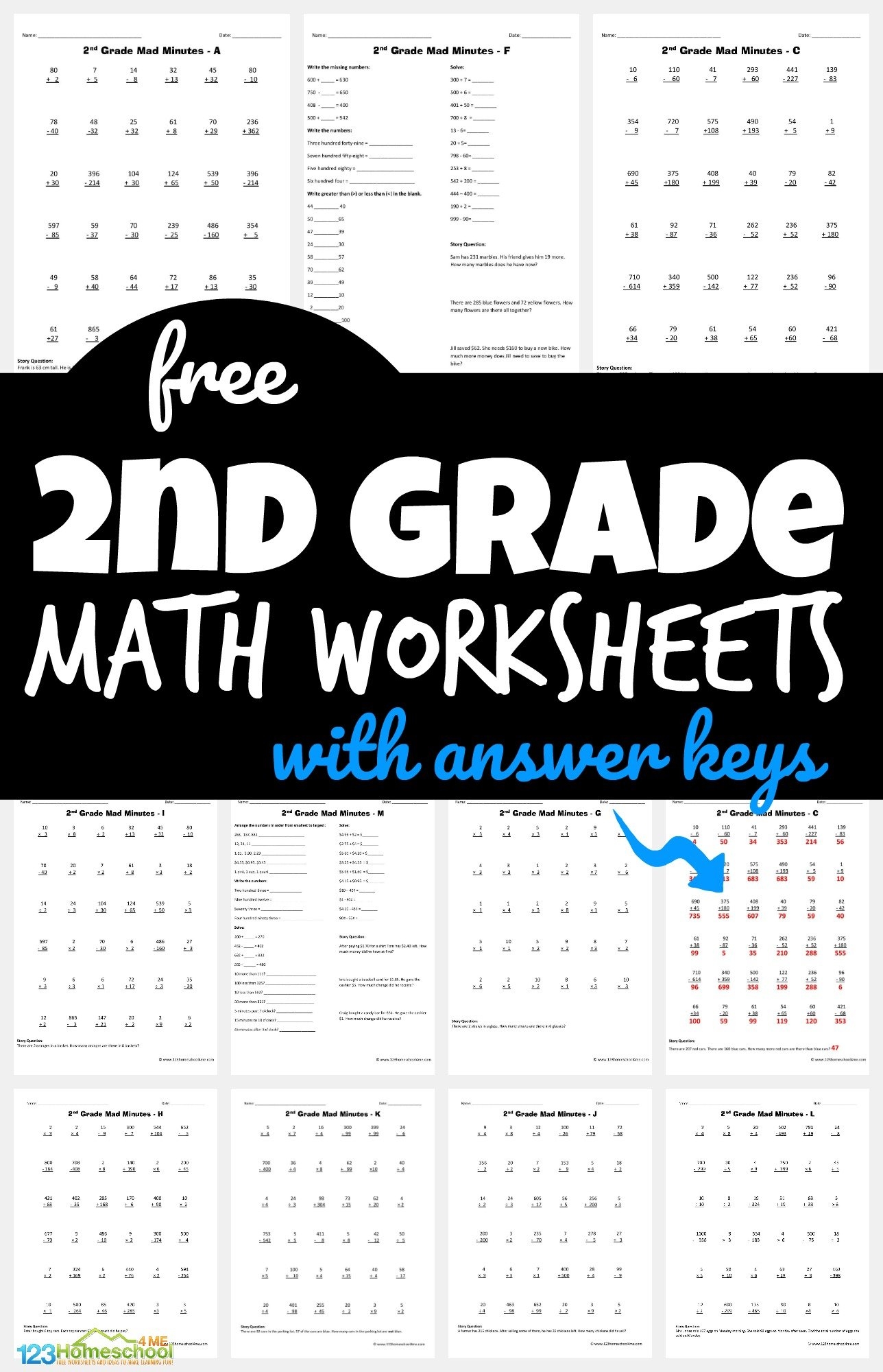 grade 2 math worksheets