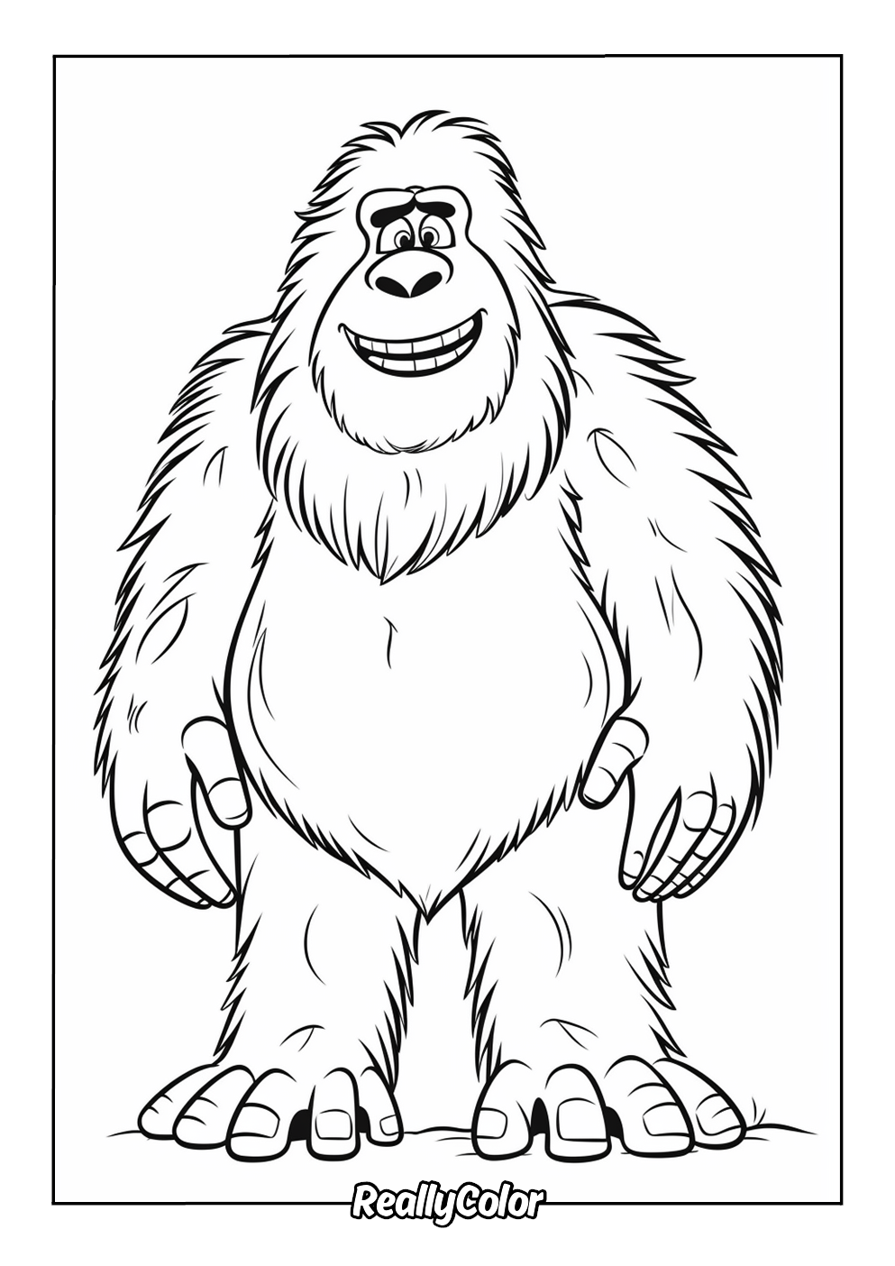 Free Printable Bigfoot Coloring Pages Free Printable Bigfoot Coloring Pages
