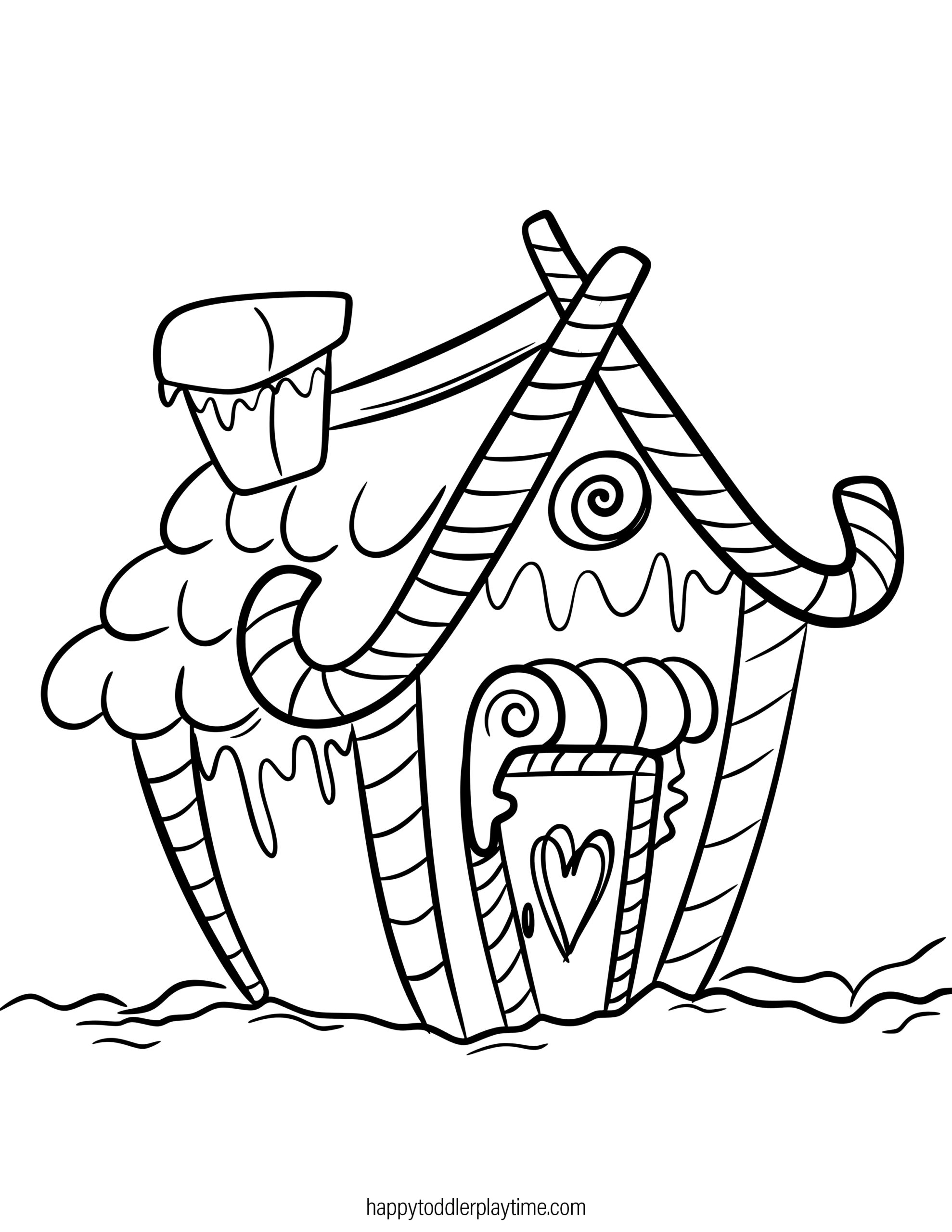candy cane coloring pages