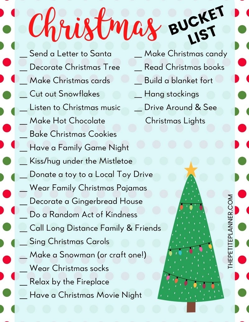 to do list christmas