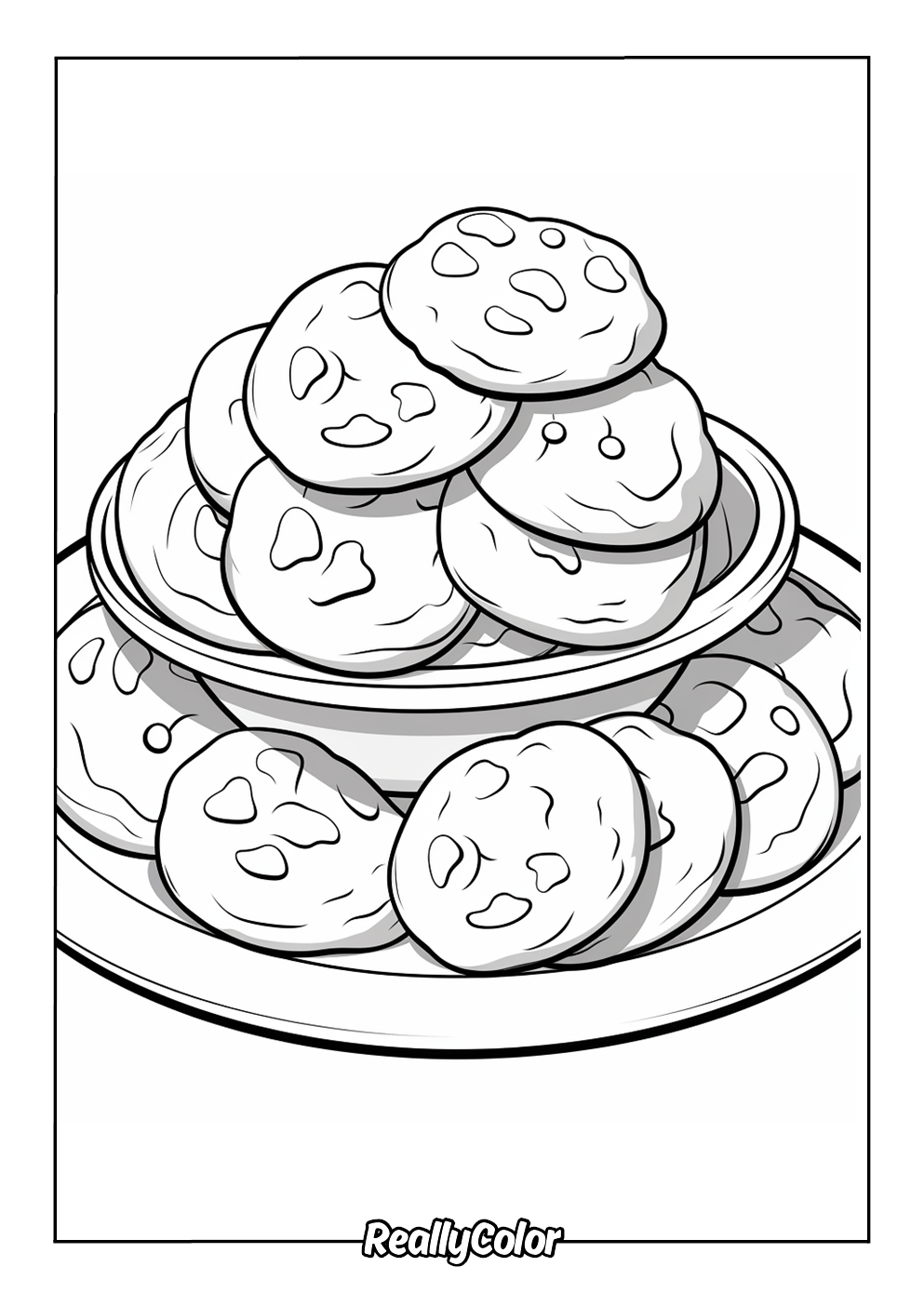 coloring pages dessert