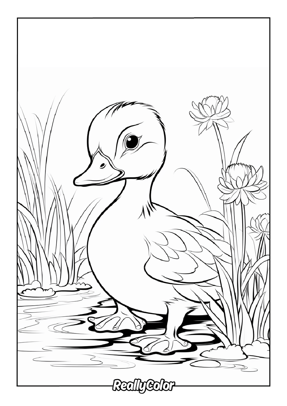 Free Printable Duck Coloring Pages