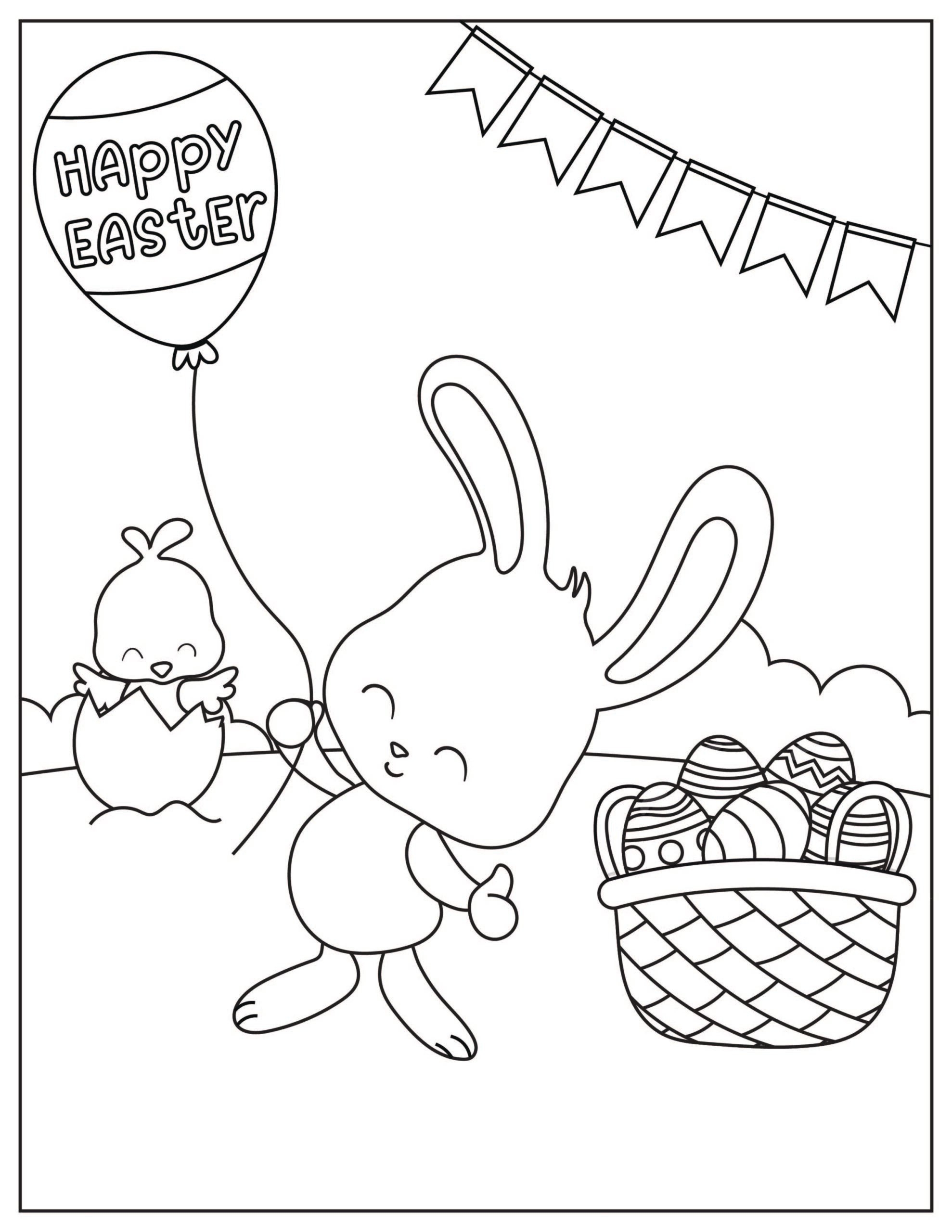 Free Printable Easter Coloring Pages Crafty Morning