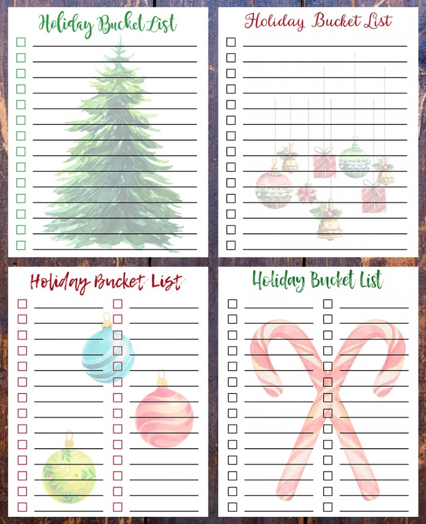 christmas to do list printable