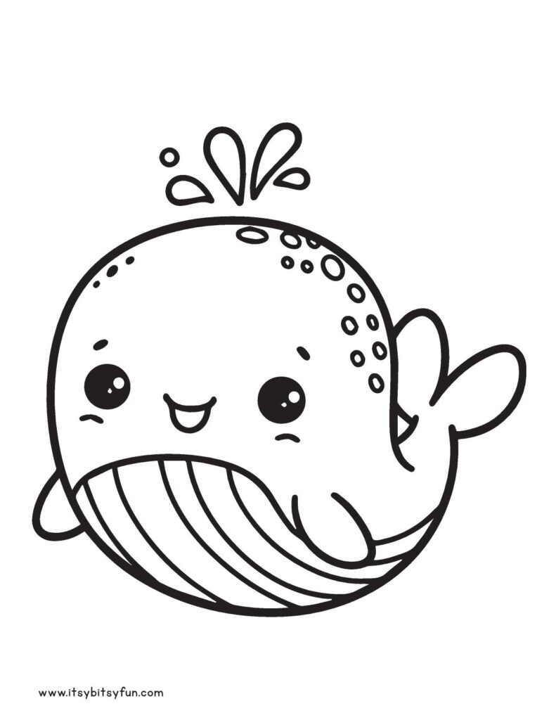 Free Printable Whale Coloring Pages For Kids Itsy Bitsy Fun
