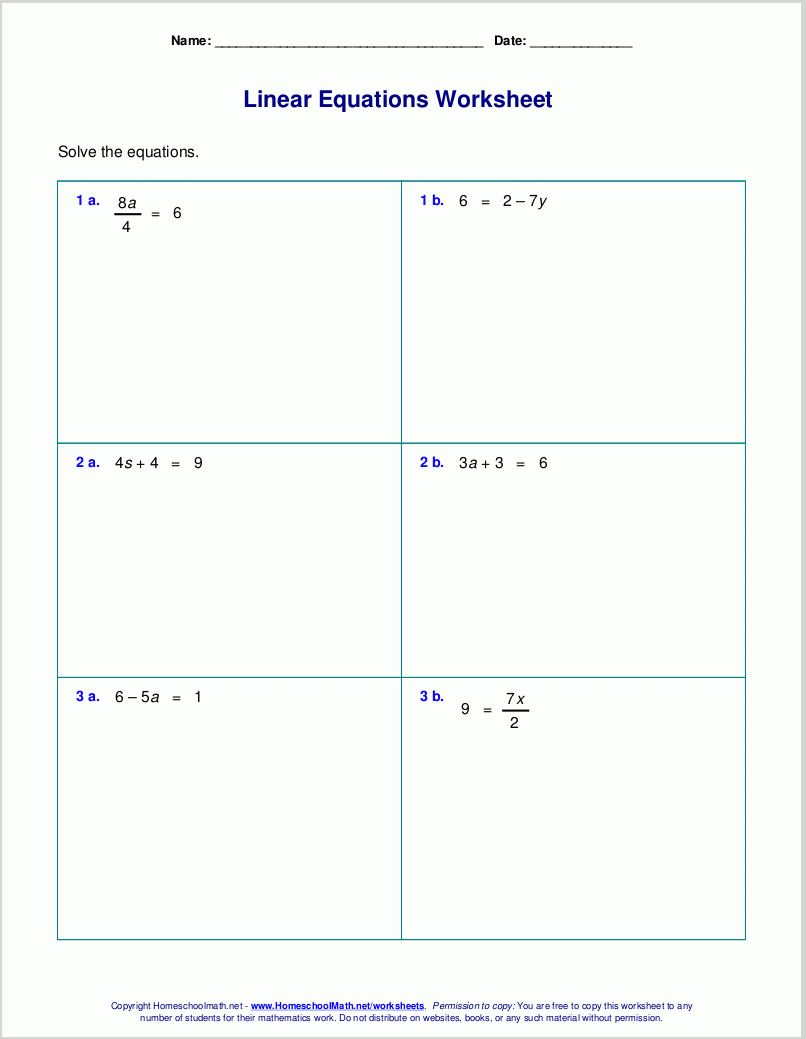 two-step equations worksheets pdf
