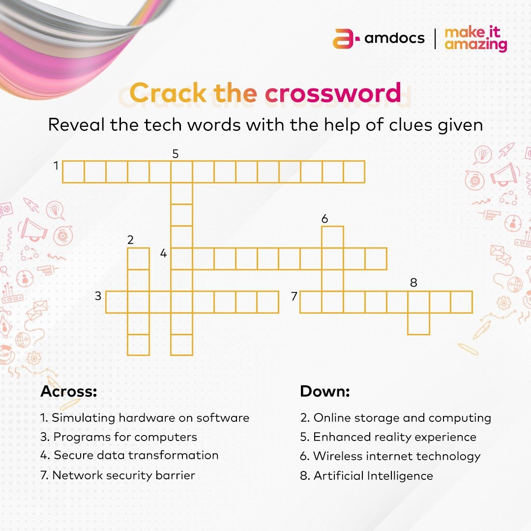 Friday Is Here And So Is A New Tech Challenge Solve This Simple Crossword Puzzle And Embrace The Fun Side Of Technology Get Started Post Your Answers In The Comments Section FridaysAreFun Friday Is Here And So Is A New Tech Challenge Solve This Simple Crossword Puzzle And Embrace The Fun Side Of Technology Get Started Post Your Answers In The Comments Section FridaysAreFun
