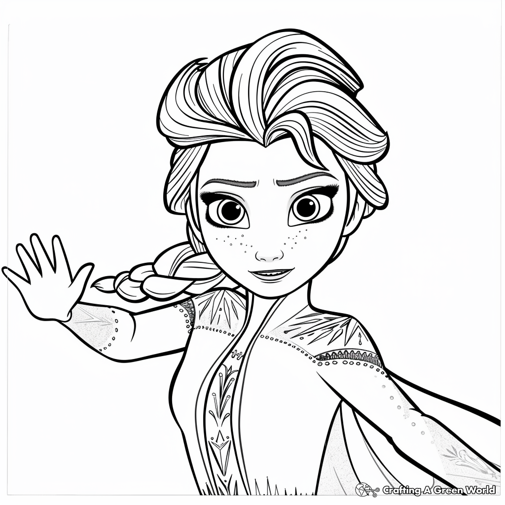 frozen 2 coloring pages