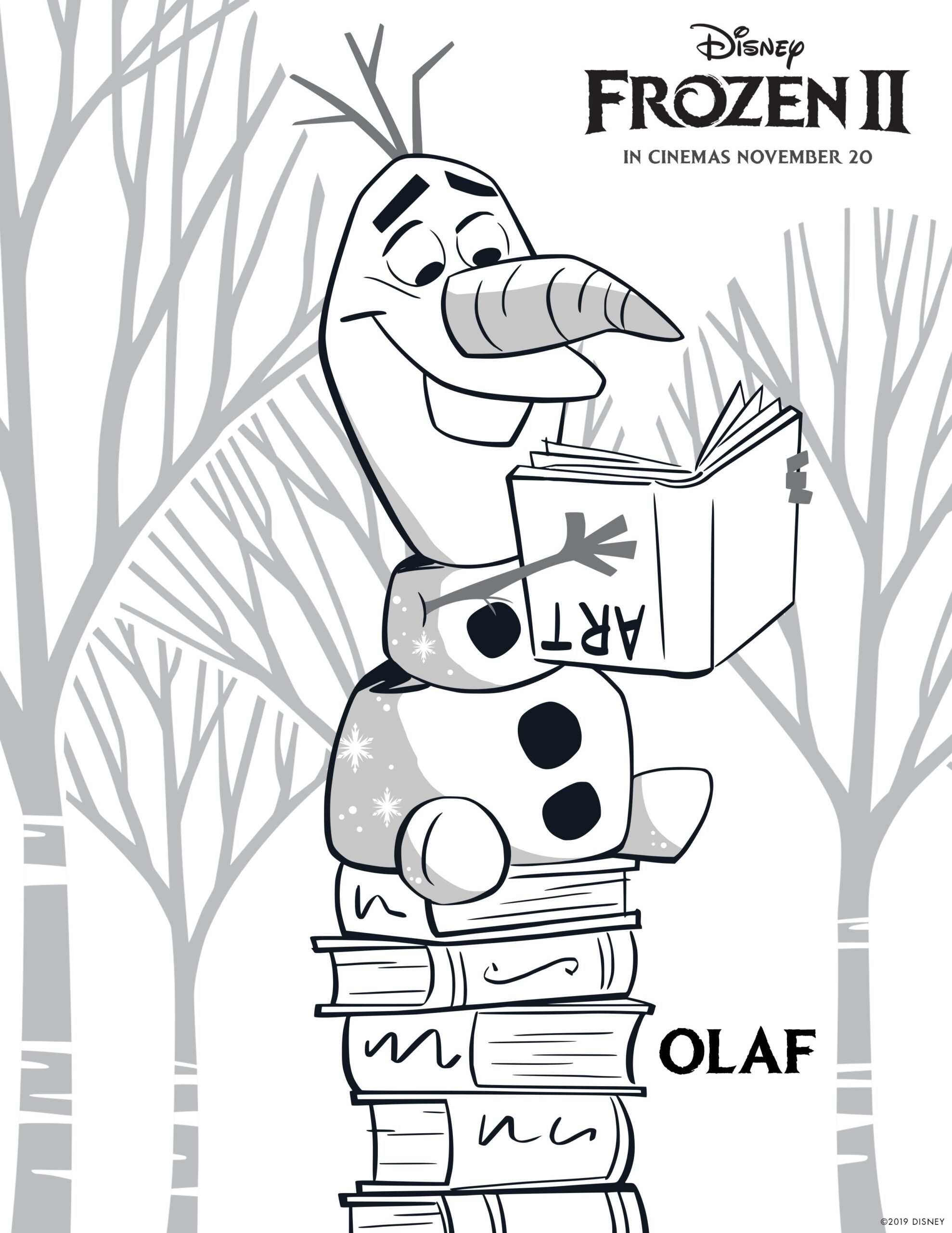Frozen 2 Free Coloring Pages With Elsa Anna Olaf Kristoff Bruni And Nokk YouLoveIt
