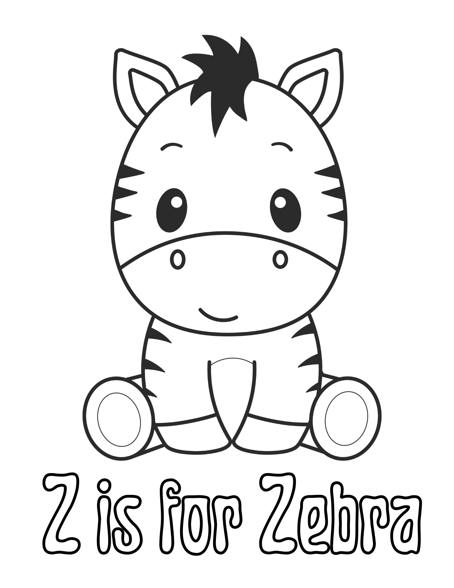coloring pages of zebras