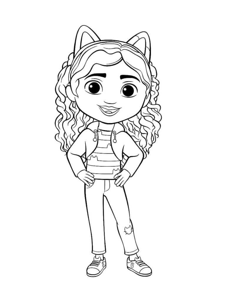 gabbys dollhouse coloring pages