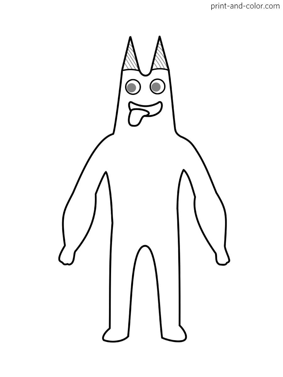 Garten Of Banban Coloring Pages Print And Color Garten Of Banban Coloring Pages Print And Color