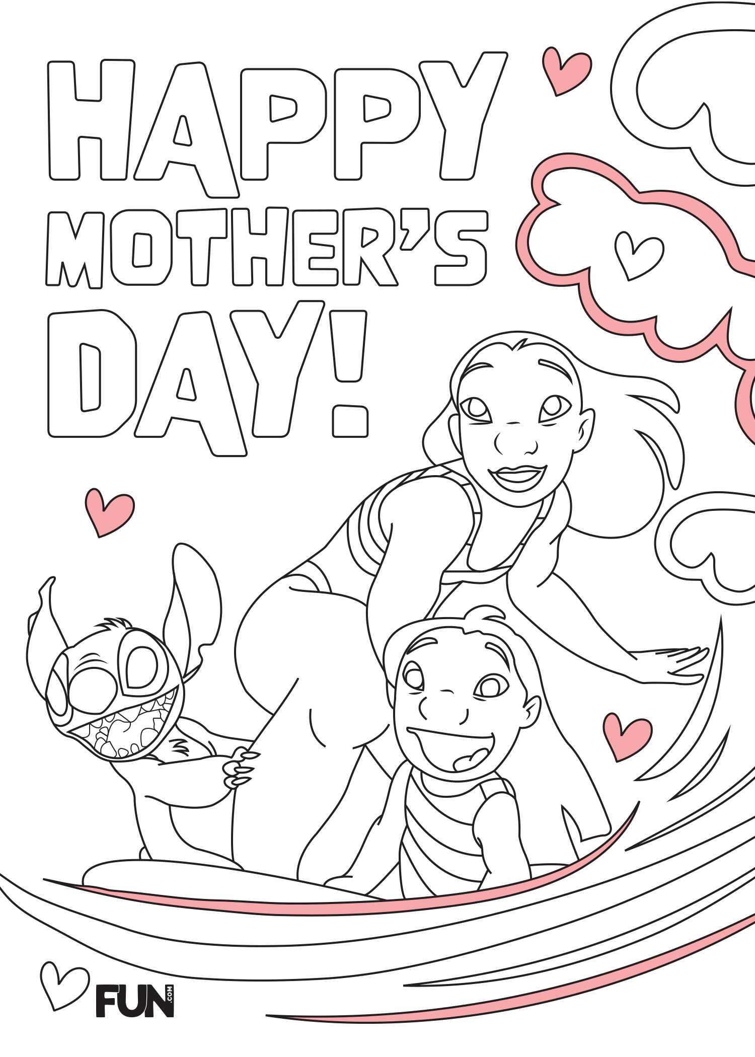 mothers day coloring pages