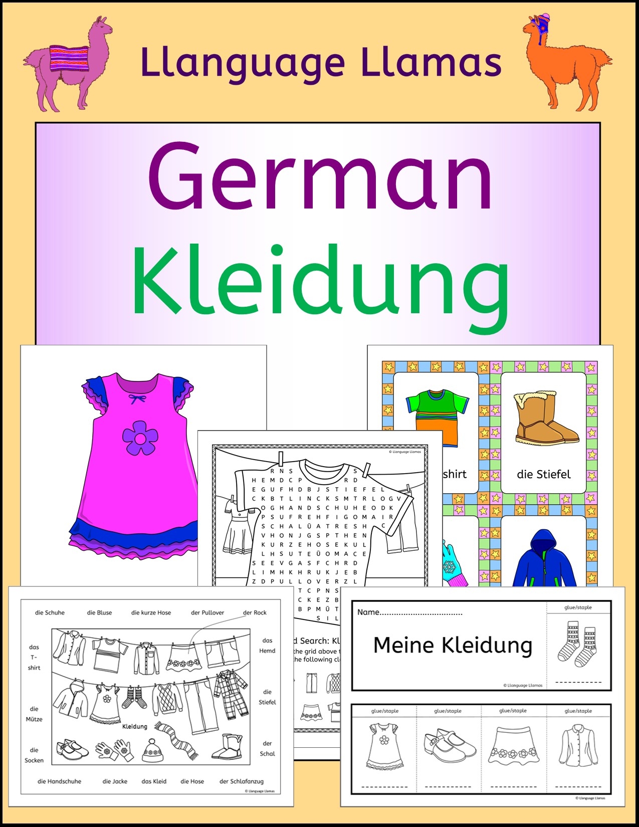 German Clothing Kleidung Activities Games And Puzzles Made By Teachers German Clothing Kleidung Activities Games And Puzzles Made By Teachers