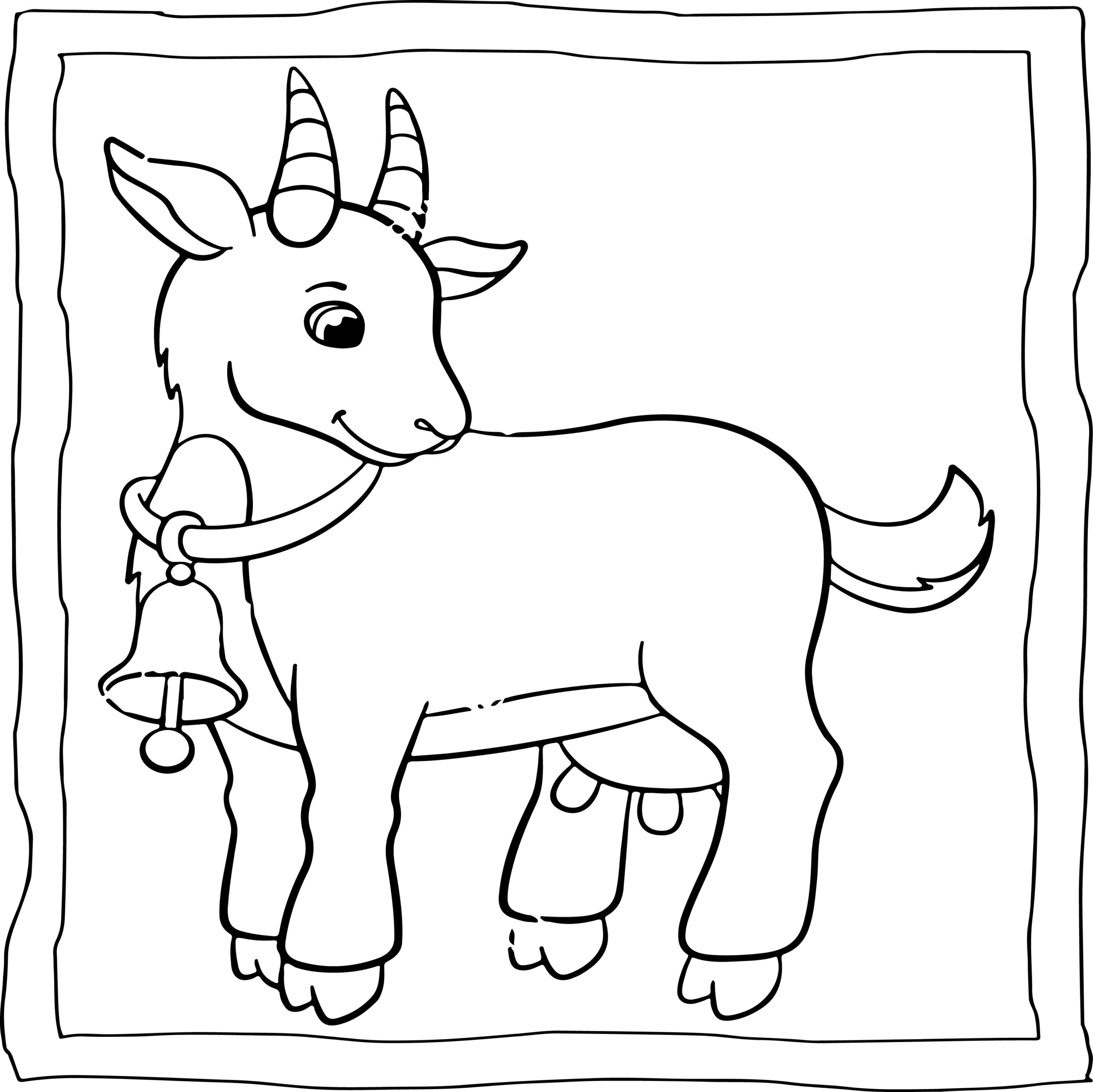 goat coloring pages