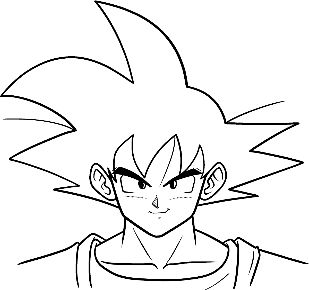 goku dragon ball z coloring pages