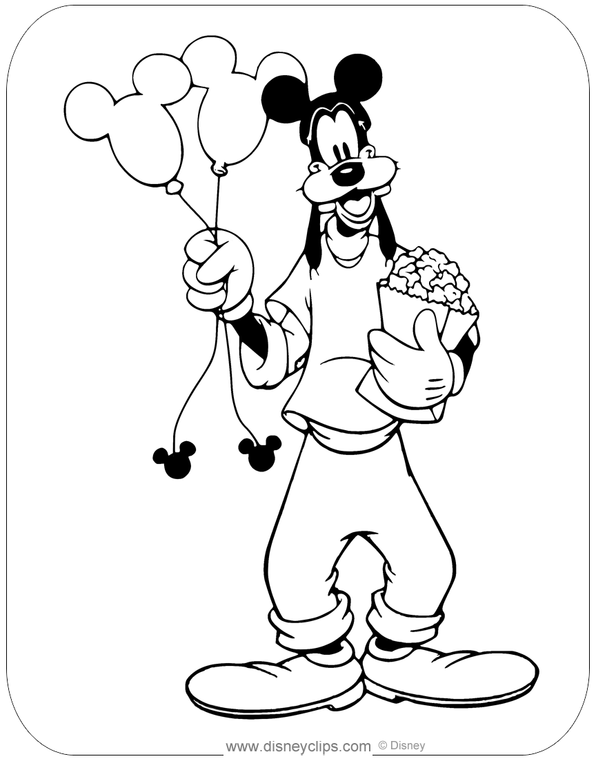 Goofy Coloring Book Goofy Coloring Book