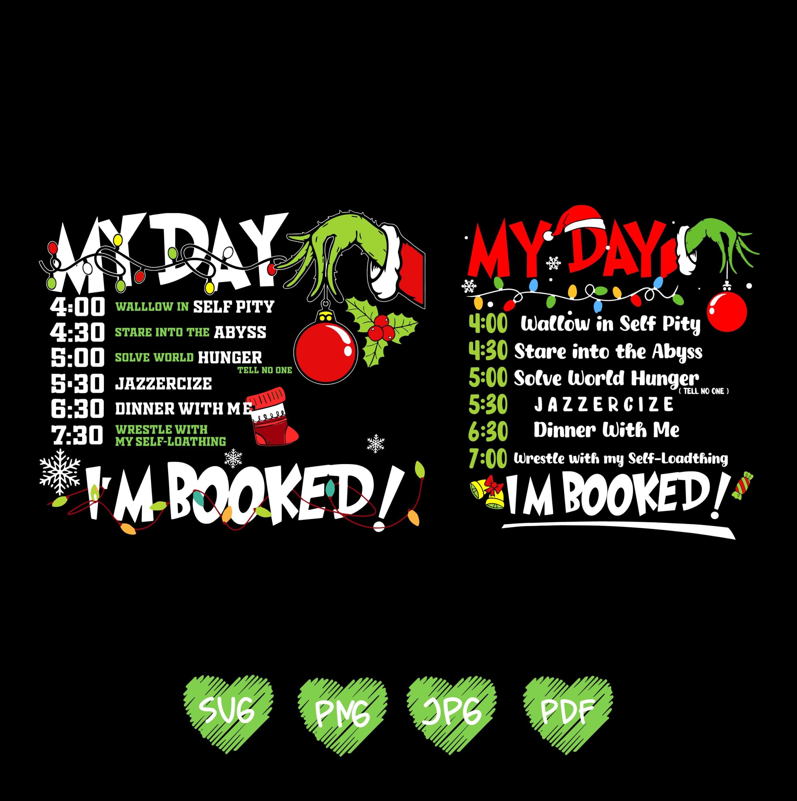 Grinch To Do List Svg Etsy