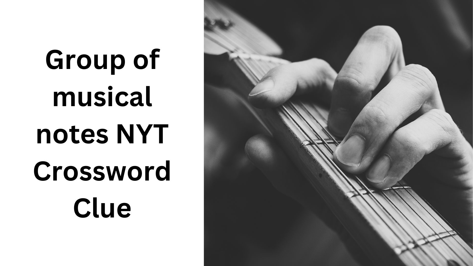 Group Of Musical Notes NYT Crossword Clue November 20 2024