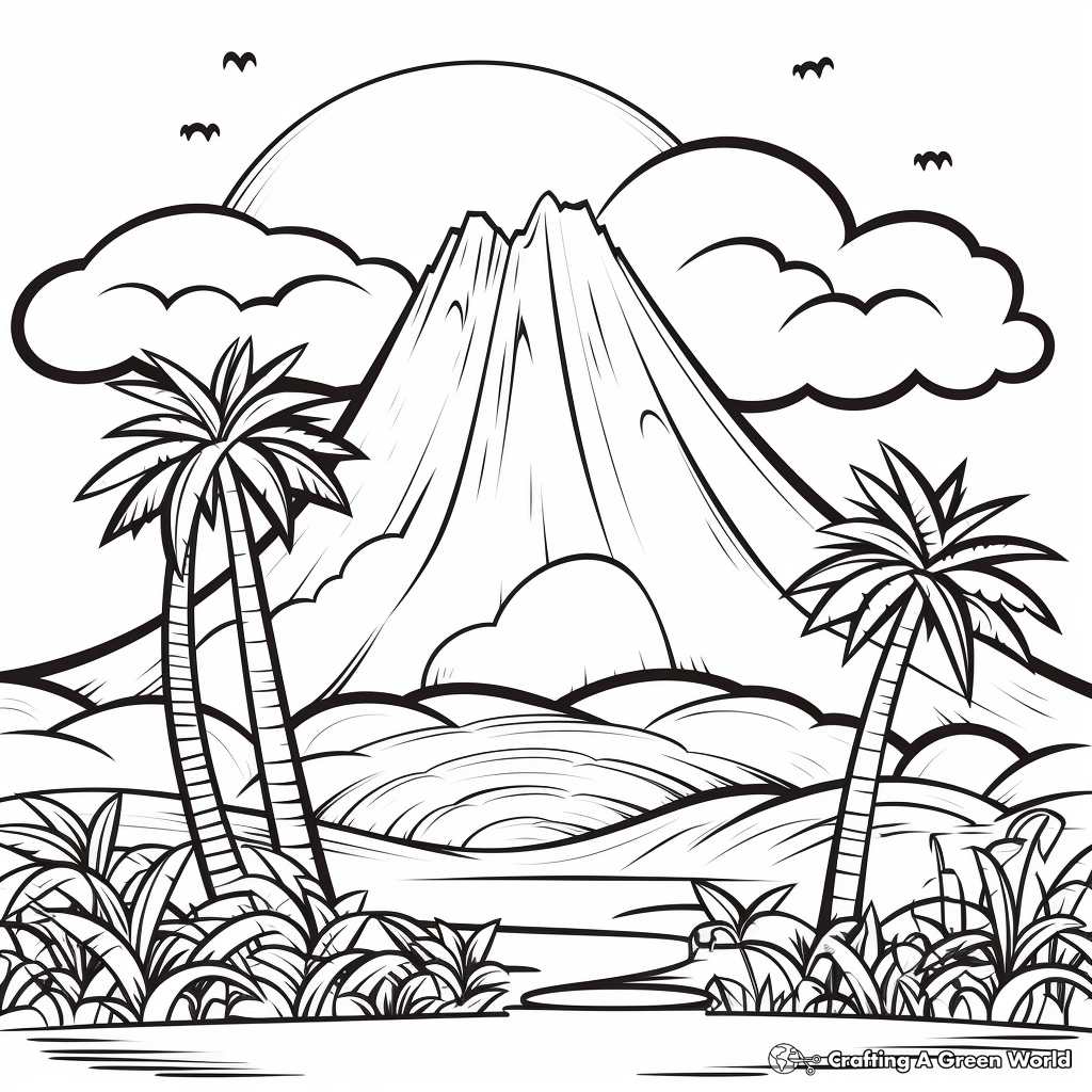 Hawaiian Coloring Pages Free Printable 