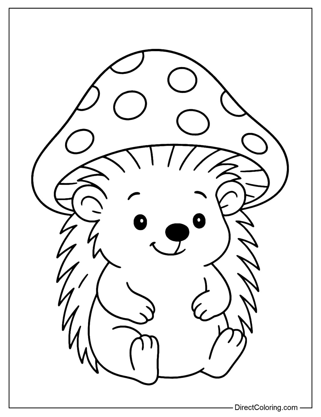 hedgehog coloring page hedgehog coloring page
