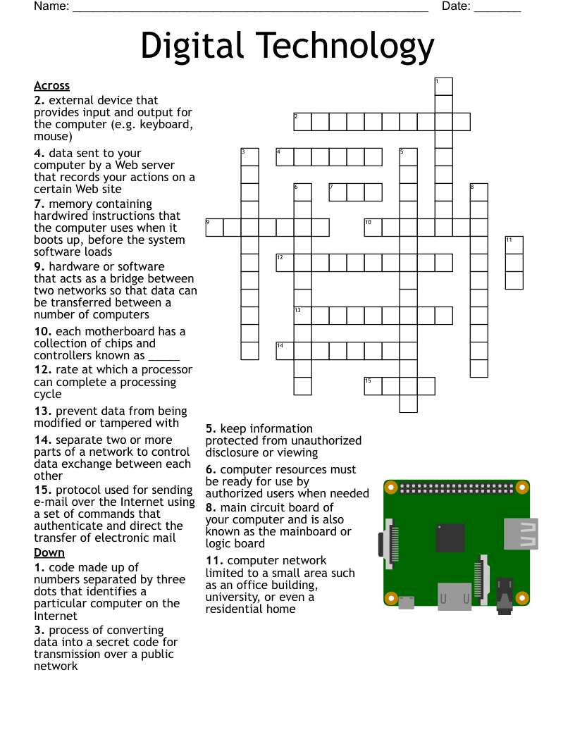 History Of Computers Crossword WordMint History Of Computers Crossword WordMint