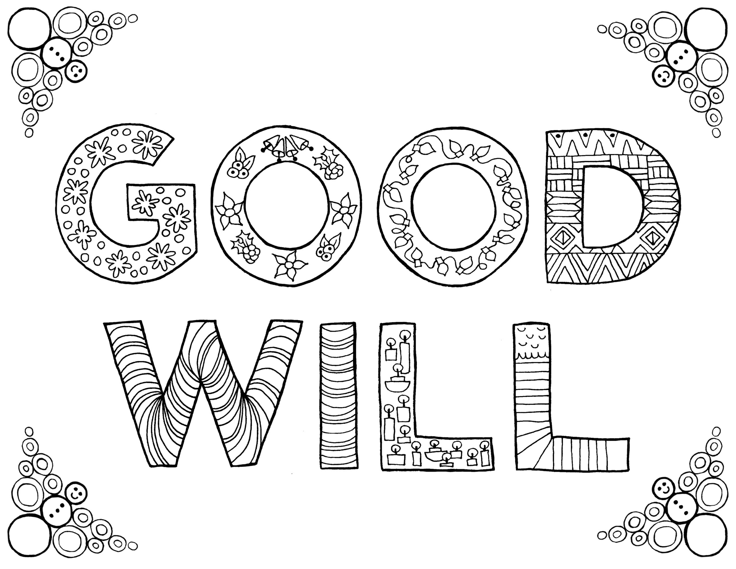 Holiday Coloring Goodwill Of South Central Wisconsin Holiday Coloring Goodwill Of South Central Wisconsin