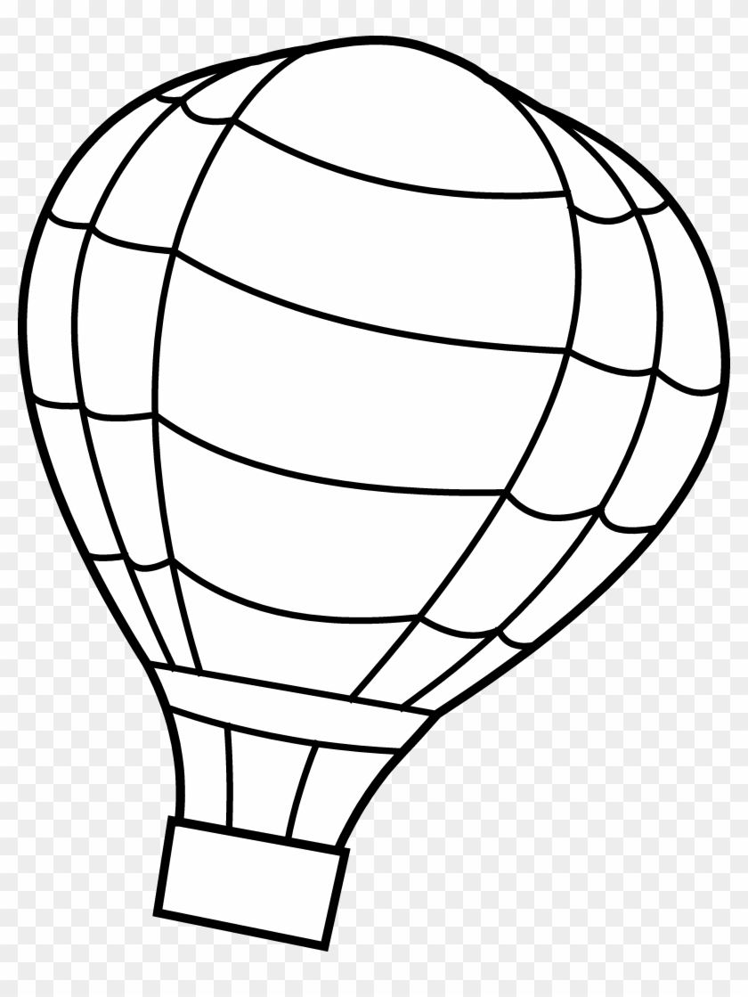 hot air balloon coloring page
