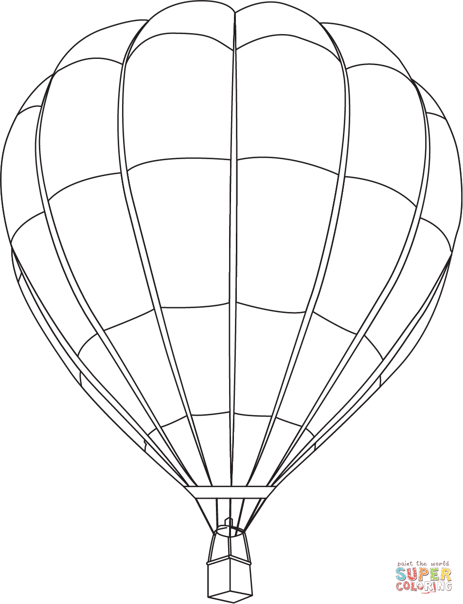 Hot Air Balloons 40 Free Printable Coloring Pages