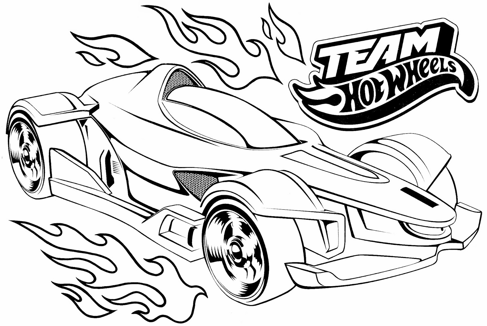 Hot Wheels 15 Free Printable Coloring Pages