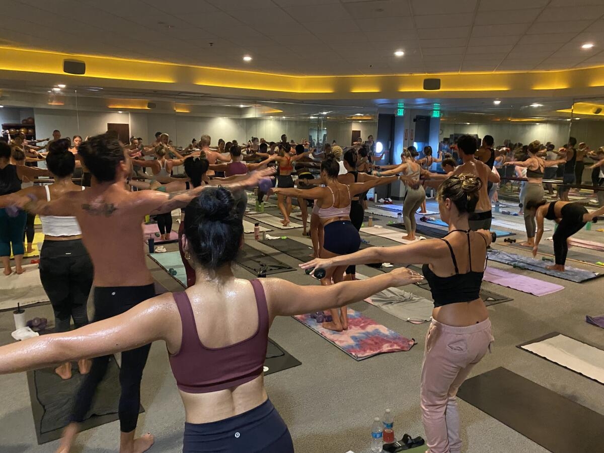 Hot Yoga Classes During A Heat Wave Los Angeles Times