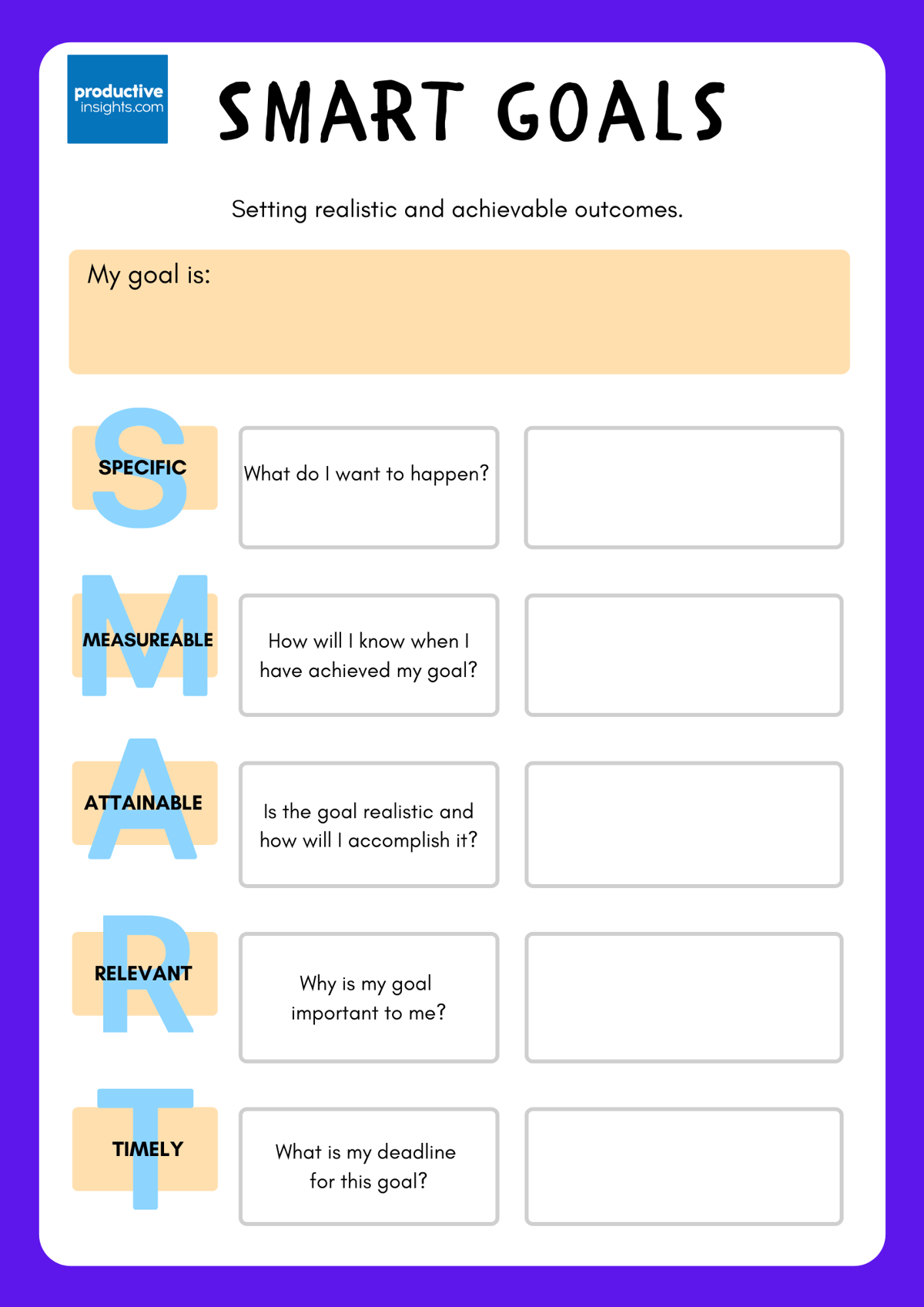 How To Achieve Your Goals In 2025 Get Your Free SMART Goals Worksheet
