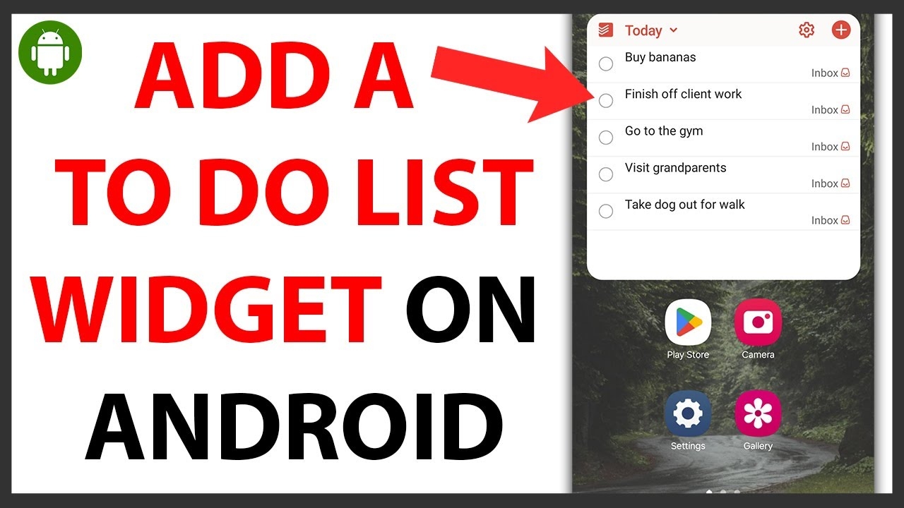 How To Add A To Do List Widget On Android QUICK GUIDE YouTube How To Add A To Do List Widget On Android QUICK GUIDE YouTube