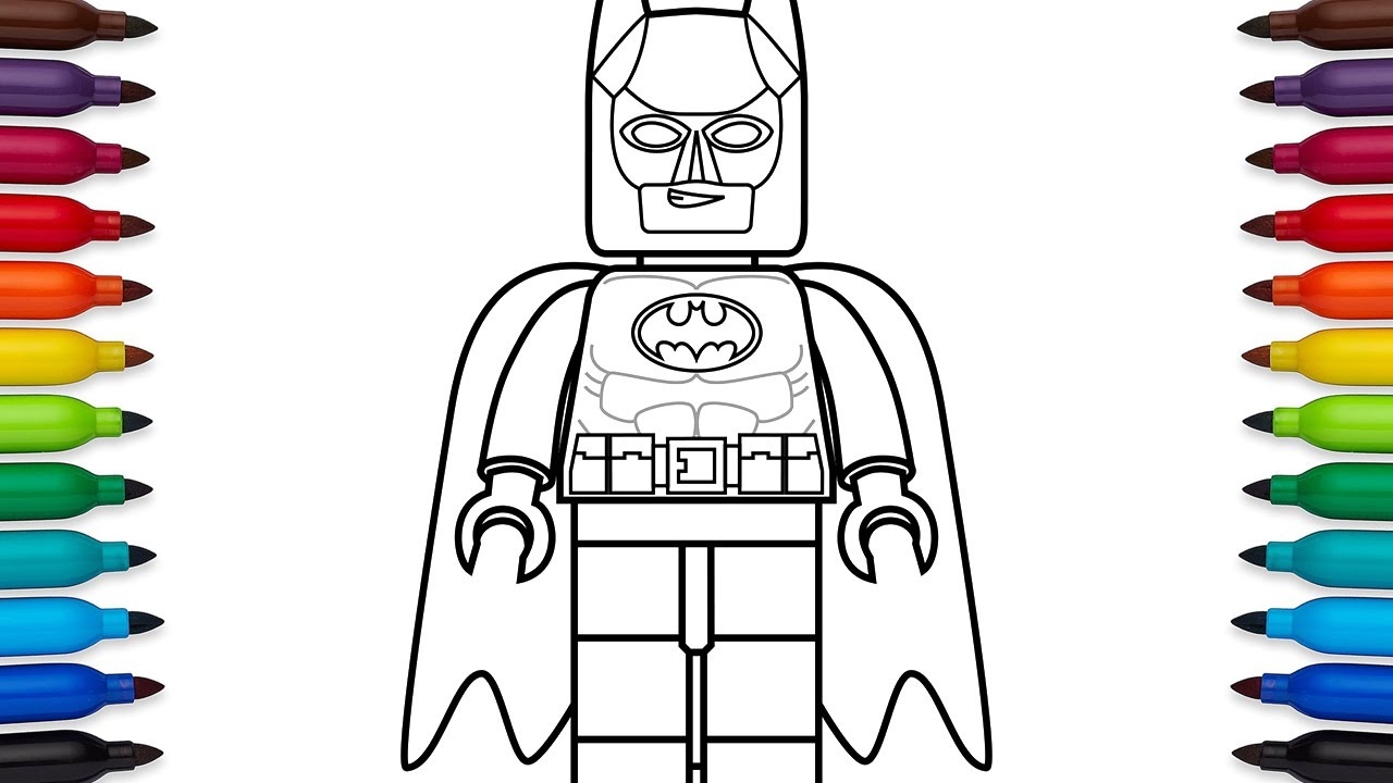 How To Draw Lego Batman Coloring Pages YouTube How To Draw Lego Batman Coloring Pages YouTube