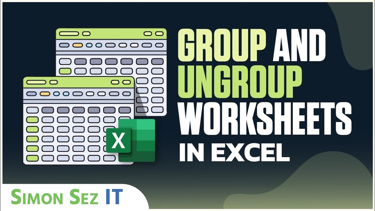 how to group worksheets excel