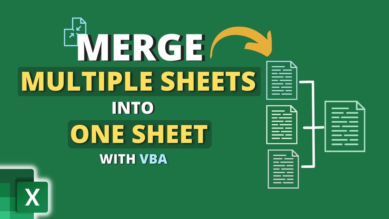 How To Merge Multiple Sheets Into One Sheet With Excel VBA YouTube How To Merge Multiple Sheets Into One Sheet With Excel VBA YouTube