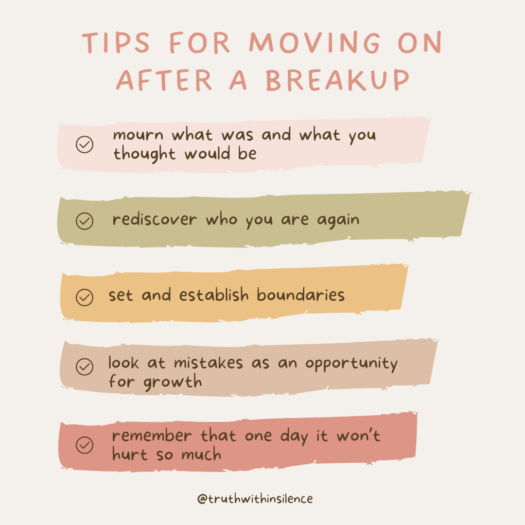 to do list after break up to do list after break up