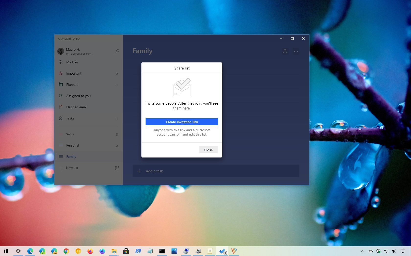 How To Share Microsoft To Do List With Other People Pureinfotech