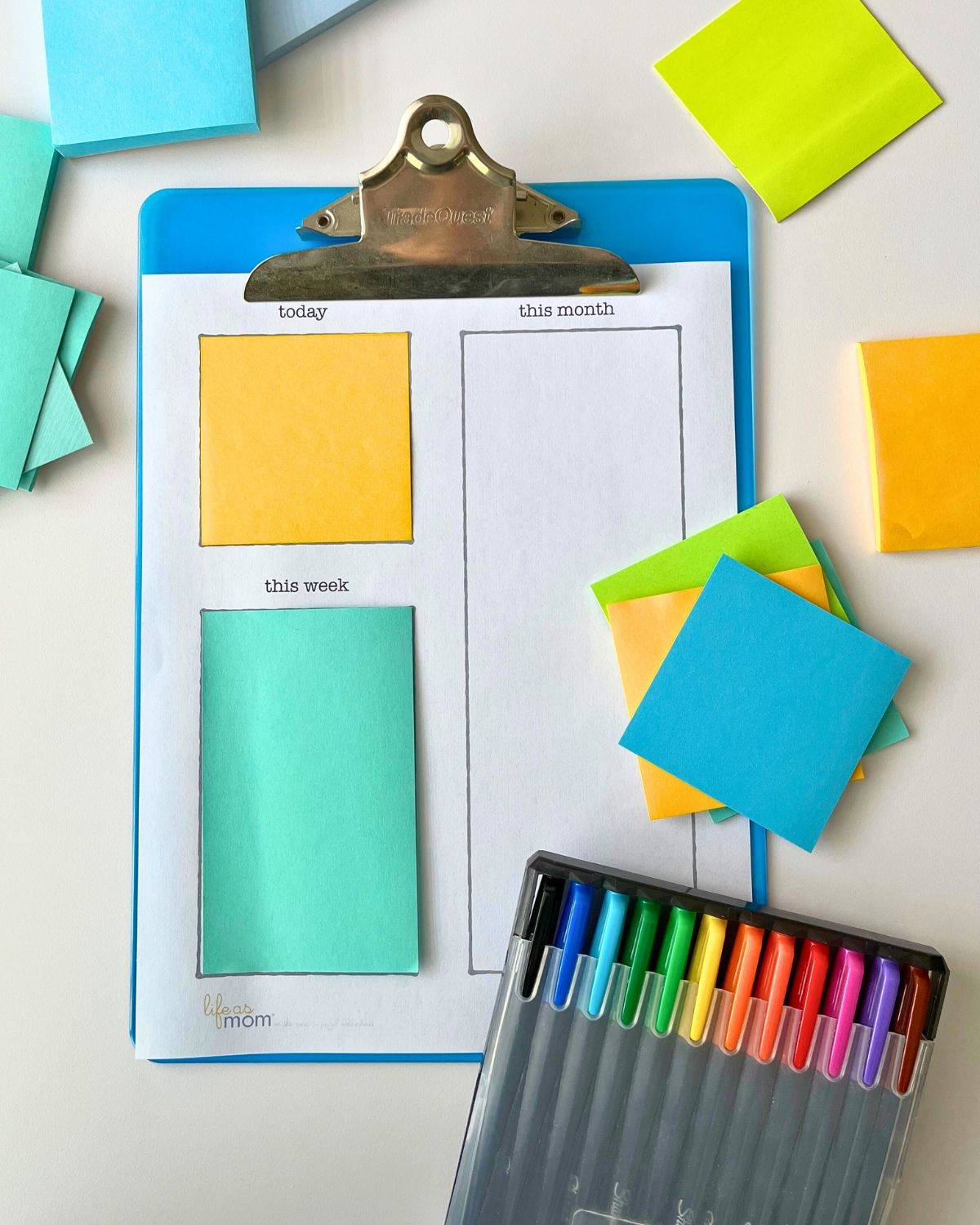 How To Use A Post it Note To Do List System Life As Mom