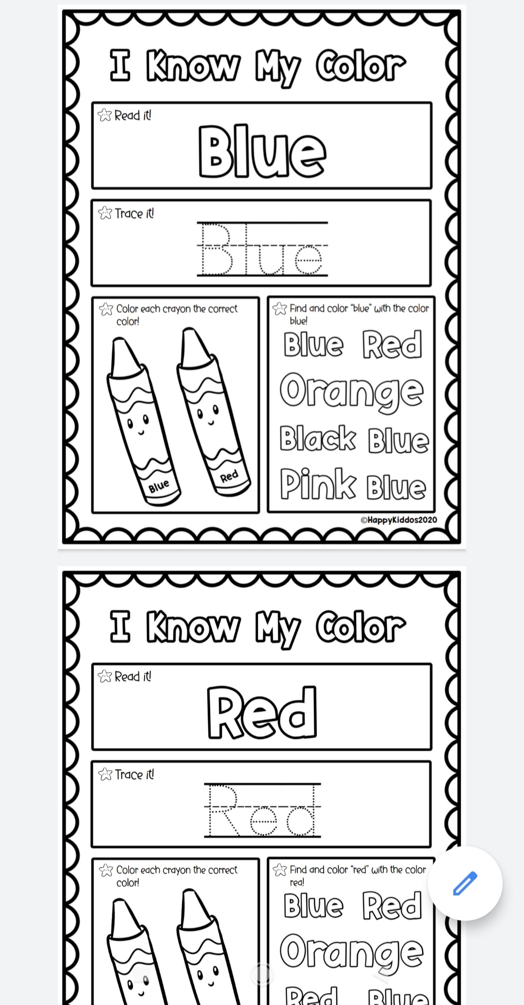 I Know My Color Worksheets For Kids Made By Teachers I Know My Color Worksheets For Kids Made By Teachers