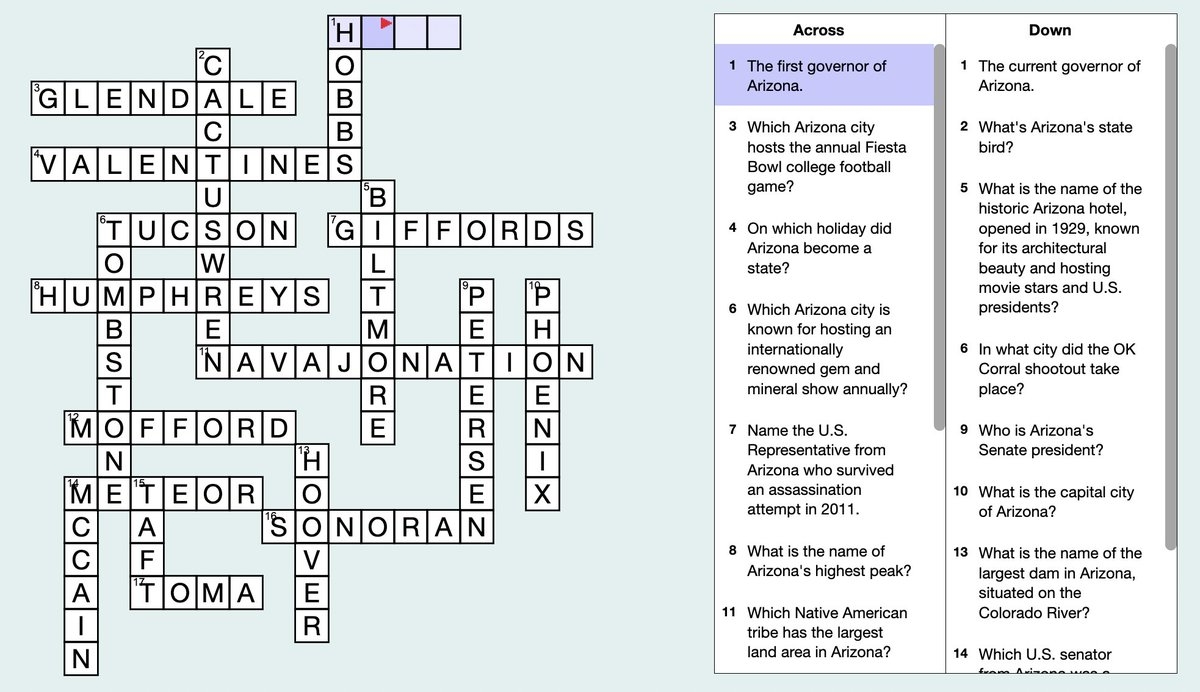 I m So Ashamed I Tried To Complete arizonaagenda s Crossword Without Googling And Failed By ONE Looks Like I Need To Beef Up On My Governor History Try Here no Googling Https t co 2AOSsefIuJ I m So Ashamed I Tried To Complete arizonaagenda s Crossword Without Googling And Failed By ONE Looks Like I Need To Beef Up On My Governor History Try Here no Googling Https t co 2AOSsefIuJ