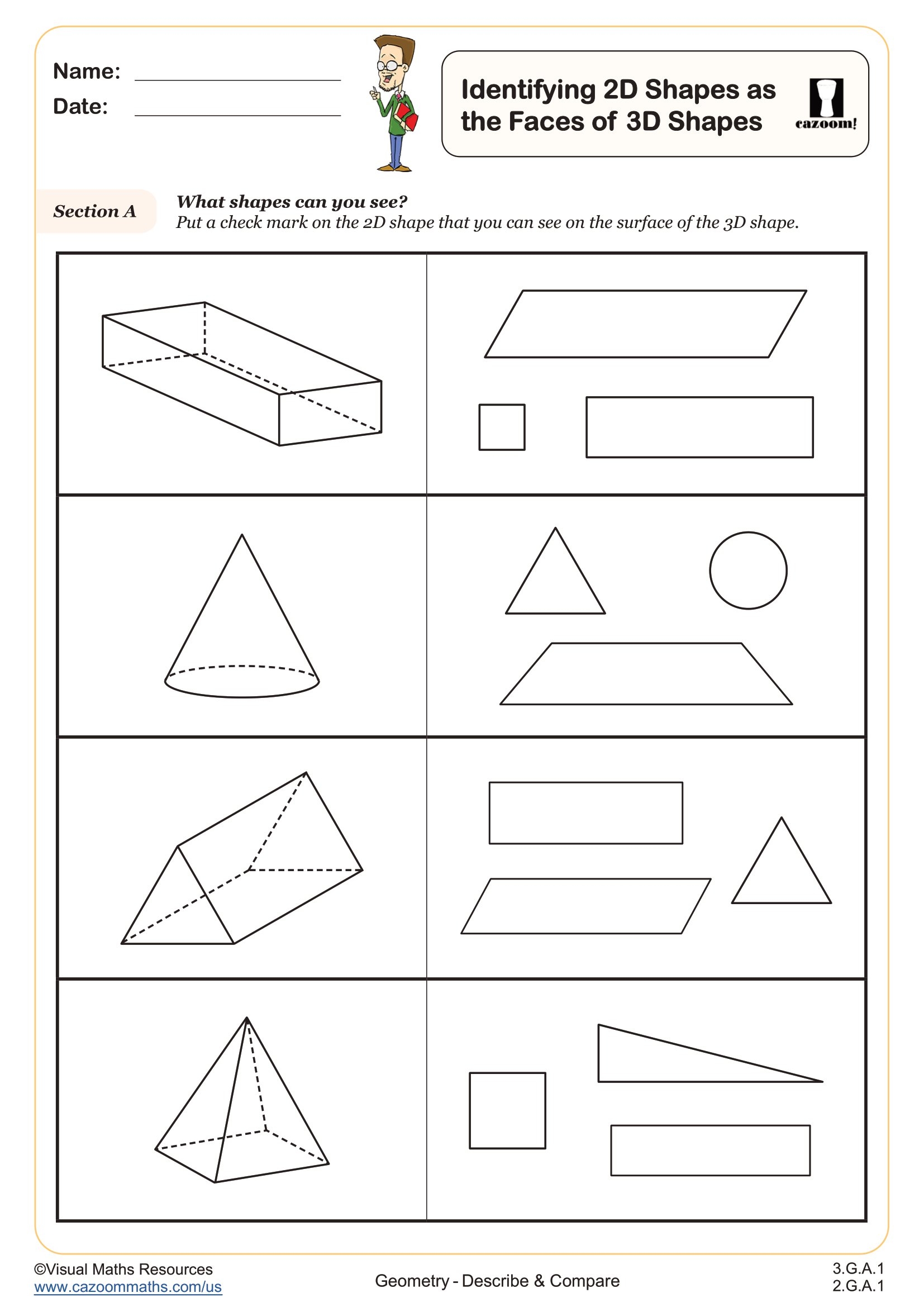 2d and 3d shapes worksheets 2d and 3d shapes worksheets